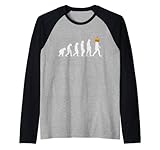 Halloween Kostüm Evolution Kürbis Kopf lustiges Halloween Raglan