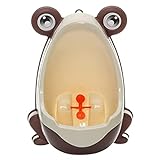 Plesuxfy Jungen-Urinal-Töpfchen-Training | Urinal für Kleinkinder | Cartoon-Design Jungen-Toilette, niedlicher Frosch, stehendes Töpfchen-Trainings-Urinal für Pee-Trainer mit lustigem Zielziel