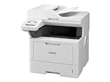 Brother MFC-L5710DW 4-in-1 Mulifunktionsdrucker schwarz weiß (A4, 48 Seiten/Min., 1.200x1.200 DPI, LAN, WLAN, Duplex-ADF, 250 Blatt Papierkassette) weiß/grau