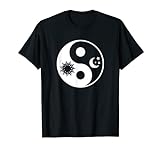 Yin und Yang Symbol Moon & Sun Chinesische Kosmologie Philosophie T-Shirt