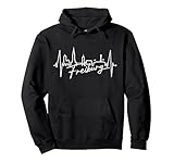 Freiburg im Breisgau Skyline Herzschlag Herz Love Freiburger Pullover H