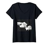 Damen Don't give up! Learn to Roll the dice correctly! Gambling T-Shirt mit V-Ausschnitt