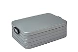 Mepal Take a Break XL – Silber – 2000 ml Inhalt – Lunchbox mit Trennwand – für bis zu 10 Butterbrote – spülmaschinenfest, ABS