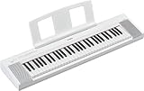Yamaha NP-15 Piaggero Digital Keyboard – Leichtes und tragbares Keyboard mit 61 anschlagdynamischen Tasten und 15 Klangfarb