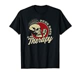Punk Rock Is My Therapy Totenschädel Musik Retro Vintage T-Shirt
