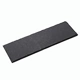 Novaliv Schieferplatte rechteckig I 40x30x0,5 cm I Schiefer Platte Schieferteller Servierteller Servierplatte Schiefer Steinplatte Frühstücksp