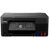Canon PIXMA G3570 MegaTank 3in1 Multifunktionsgerät DIN A4 (Scanner, Kopierer, Drucker, Farbtintenstrahldrucker, USB, WLAN, Print App, Cloud, LC Display), schwarz/grau