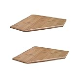GONGXIANG Wandregale Holz Schwimmendes Regal Regalbrett Wandboard Eiche Gewürzständer ideal für Küche Wohnzimmer Badezimmer und andere Wanddekoration