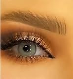 Kontaktlinsen SKY von Halima Hellblau, 1 Paar (2 Stück) farbige Kontaktlinsen ohne Stärke - Jahreslinsen Halima Linses (SKY)