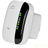 Raholy 300 Mbps WiFi Range Extender Wifi Repeater Booster 2,4 GHz Wireless Verstärker mit Ethernet Port, Access Point/Repeater/Router-Modus, Ethernet-Port, WPS