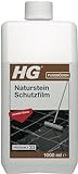HG Naturstein Schutzfilm, Versiegelung und Schutz mit Glanzwirkung und Anti-Rutsch-Formel für Naturstein- und Marmorfußböden - 1 Liter