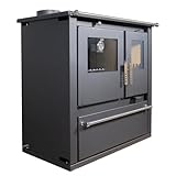 EEK A+ Verso CS Plus Küchenofen Kaminofen Holzherd 7.7 kW - Schwarze Link