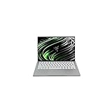 Razer Book 13 - Ultra leichter Laptop für unterwegs mit 13,4 Zoll Full HD 60 Hz-Touchscreen (Intel Evo: Core i7 11th Gen + Iris Xe Grafik, 10 Stunden Akku) Mercury / Weiß | Qwertz DE-Layout