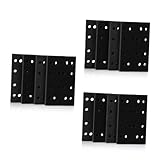HOMSFOU 3 Sätze Schleifpapier-schwammkissen Sander Zubehör Sander Puffer Pufferpads Polierpads S Haken Kabelkajaks Griffe Bausatz Schleifpad Zubehör Für Elektrowerkzeuge Black 4 Stück * 3