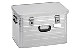 Enders Alubox TORONTO 63 L - Aluminiumbox mit 1 mm Wandstärke, extra stabil, spritzwasser- und staubdicht, Aluminiumbox mit Deckel, stapelbar - Aluminium Box #3893