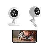 Mini WiFi Kamera Monitor Geschenke - Indoor Wireless IP Kamera, Home Remote Video Überwachungskameras mit App für Telefon, Baby Monitor mit Kamera und Audio