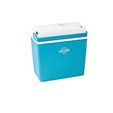 EZetil Mirabelle E24 Thermoelektrische Kühlbox ideal für Outdoor Aktivitäten im Garten, Grillen Picknick 12V, Blau/Weiß