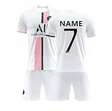 TAYCTE Europapokal-Fußballtrikot, personalisierter Trikotname + -Nummer, geeignet für Kinder-Erwachsenen-Jungen-Mädchen-Trikot-Set
