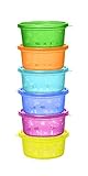nip Snackbox für Kleinkinder und Babys, mit niedlichem Motiv, BPA-frei, Made in Germany, 300ml Füllmenge, 6er Set