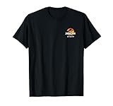 Jurassic Park Ranger Staff Uniform Front And Back T-S