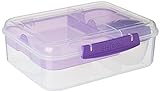 Sistema Bento Lunchbox to Go mit Fruit/Joghurt Topf, mehrfarbig, 1,65 Liter (sortiert)
