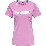HUMMEL GO COTTON LOGO T-SHIRT WOMAN S/S, ORCHID, XL