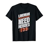Lineman, weil Quarterbacks Helden brauchen zu lustigen Football T-Shirt