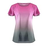 2024 – T-Shirt mit kurzen Ärmeln, 3D, locker, kurzärmlig, Sommerdruck, für Damen, Fußball-Trikot, Weiß, Hot Pink, X-Large