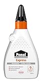 Ponal Express Holzleim, transparent und schnell trocknender Holzkleber für vielseitige Verleimungs- & Bastelarbeiten, wasserfester Leim in praktischer Flasche, 1x60g