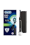 Braun Oral B Pro 750 All Black Edition with Travel Case
