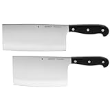 WMF Spitzenklasse Plus Asia Messerset 2teilig, Made in Germany, 2 Messer geschmiedet Performance Cut, Spezialklingenstahl