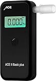 ACE II Basic Plus Alkotester - 99,0% Messgenauigkeit laut der TU Wien - polizeigenauer Alkohol-/Promilletester