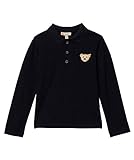 Steiff Boys Poloshirt Longsleeve Polo Shirt, Marine, 116