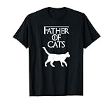 Herren Father of Cats | Fur Dad | Funny Cat Lover T-Shirt & Gift