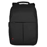 Wenger 601068 RELOAD 14' Laptop Backpack , Padded laptop compartment with iPad/Tablet / eReader Pocket in Black {11 Litres}