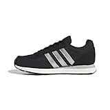 adidas Damen Run 60s 3.0 Lifestyle Running Sneaker, core Black/Silver met./core White, 39 1/3 EU