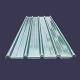 FRP-Tageslichtplatten,Klar Wellplatten,Wellbahn Profilplatten Trapez,Frostbeständige/Isolierende Dachplatten,1,5mm Dickes Gewächshausplatten,Längenzuschnitt Möglich,17/18/19/20 Stück(20 Pcs,0.9x1.6m/3