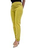 Carla Ferroni Damenhose Jeansschnitt aus Baumwolle Art 16859, gelb, 52