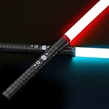2PACK 77cm Lichtschwert mit Soundeffekt RGB 7 Farben Wechselbares FX Lichtschwert Wiederaufladbare tragbare Lichtschwert Schwert