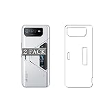 Vaxson 2 Stück Rückseite Schutzfolie, kompatibel mit Asus ROG Phone 7 Pro, Backcover Skin TPU Folie Haut [Nicht gehärtetem Glas Displayschutzfolie ]