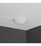 CableCup Design Deckenkappe, Super einfache Installation, schließt bündig ab, perfekt um das Kabel aus der Decke zu verstecken, Perfekte Passform in der Decke, weich und elastisch, 14,4 cm, weiß