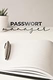 'eben anders' Passwortmanager: DAS Buch für Deine Login-Daten und Passwörter | im praktischen 6 x 9 Format | mit Platz für über 300 Passwörter und Datensätzen