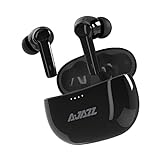 lmoikesz Bluetooth kompatible 5.0 Sport Ohrhörer, kabellos, wasserdicht, mit Ladekoffer, wiederaufladbare Kopfhörer, Audio Bass, Schwarz