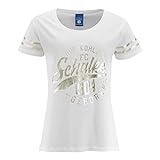 FC Schalke 04 Print Women T-Shirt (XXL, weiß)
