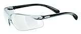 Uvex Unisex Erwachsene Sportbrille Flash, Black Clear, one Size