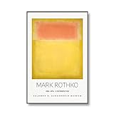 Famous Mark Rothko Abstract Canvas Posters and Printed Paintings Family Frameless Decorative Canvas Paintings A4 60x80cm