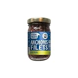 Fish Tales MSC-Anchovis-Filets Sardellen in Olivenöl aus einer nachhaltigen Anchovisfischerei schnell, einfach und lecker zubereitet, 12 stück