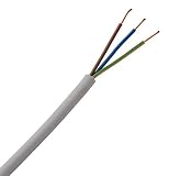Kopp 150805849 Mantel-Leitung NYM-J, 3 x 1.5 mm², 5 m, g