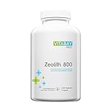 Vitabay Zeolith 800 • 240 vegane Kapseln • Über 90% Klinoptilolith • Tribomechanisch mikronisiert und aktiviert • Pharmaqualität • Organisch • Nicht toxisch