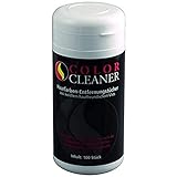 Coolike Color Cleaner Haarfarben-Entfernungstücher aus Vlies 11403, nachfüllbare Spenderdose mit 100 Tüchern